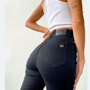 Chipre black high waisted skinny jeans